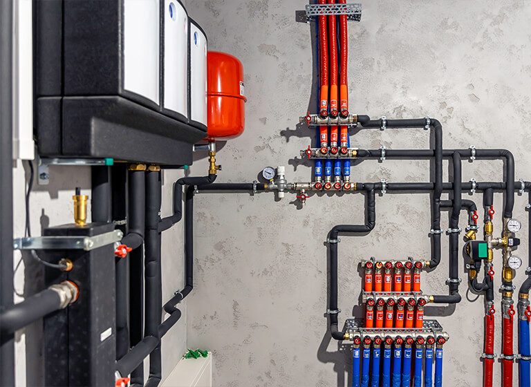 Central heating manifold